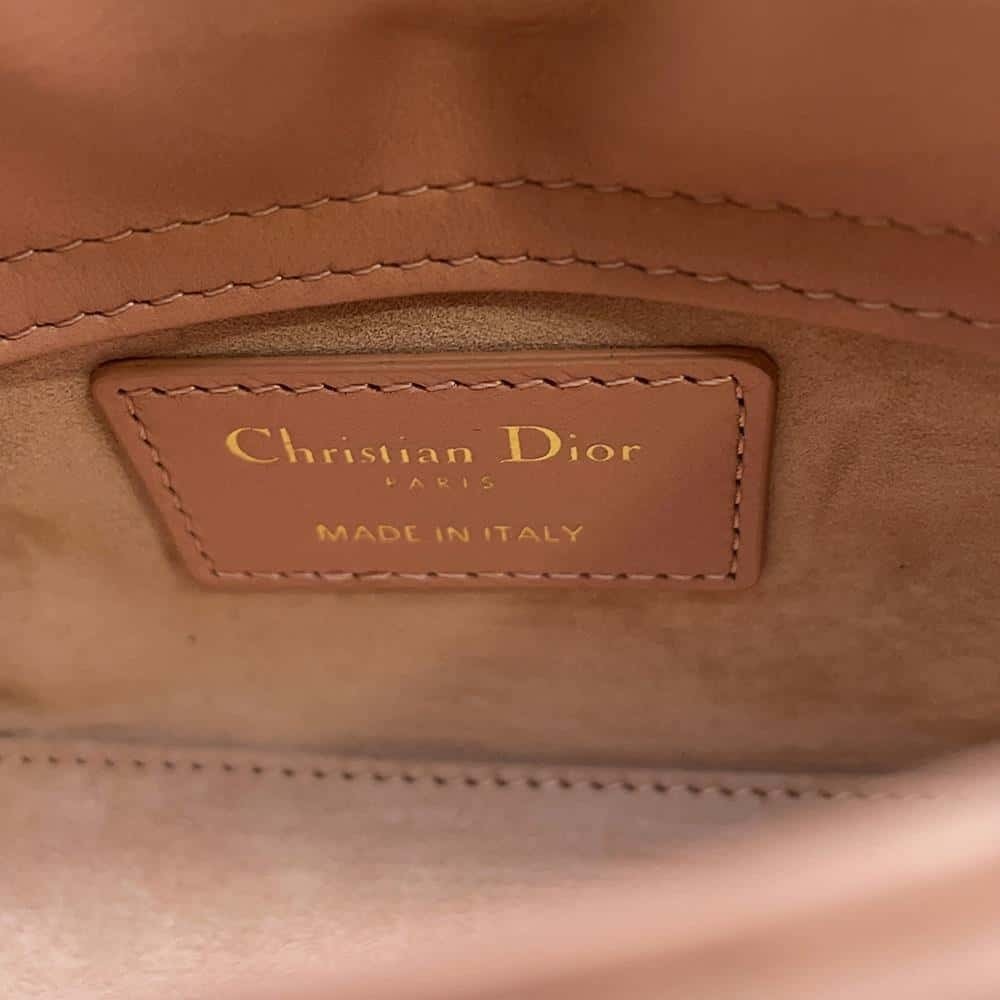 Christian Dior Lady Dior Cannage Micro Lambskin 2WAY Shoulder Bag Black - Picture 16 of 16